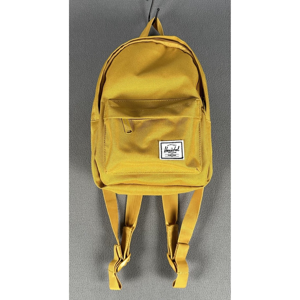 Herschel Mini Backpack Yellow Gold Nova Canvas Travel Compact Daypack Festival